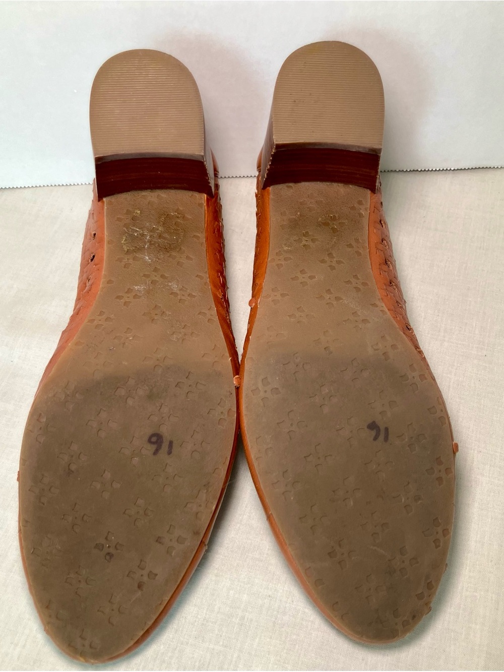 Patricia Nash Allegra Pump Woven Leather Slip-On Block Heel Size 6.5M - Picture 13 of 16